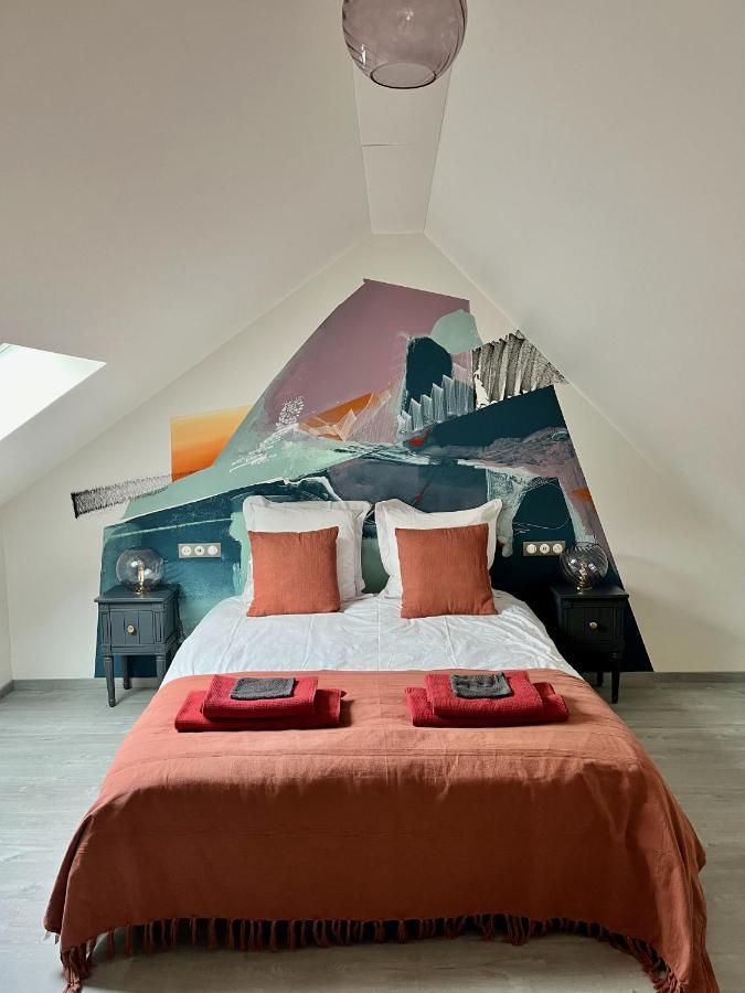 Bed and Breakfast Les Bobos A La Ferme La Madelaine-sous-Montreuil Exterior foto