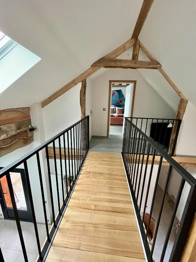 Bed and Breakfast Les Bobos A La Ferme La Madelaine-sous-Montreuil Exterior foto